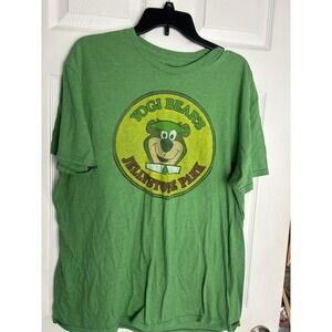 Hanna-Barbera‎ Men's XL Yogi Bear Jellystone Park Green T-Shirt